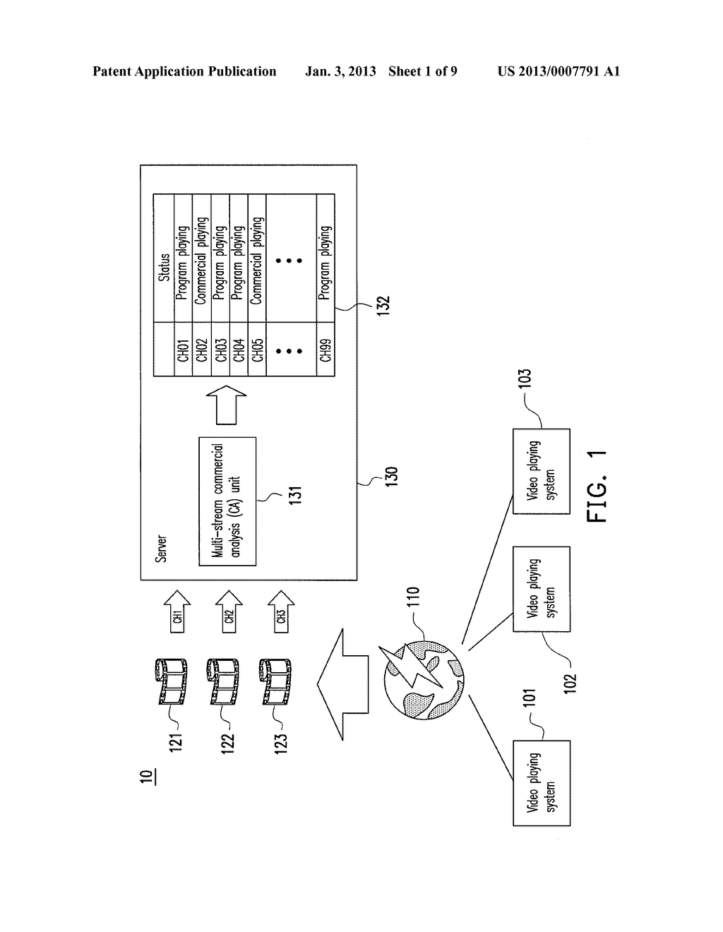 VIDEO PLAYING SYSTEM AND VIDEO SYSTEM - diagram, schematic, and image 02