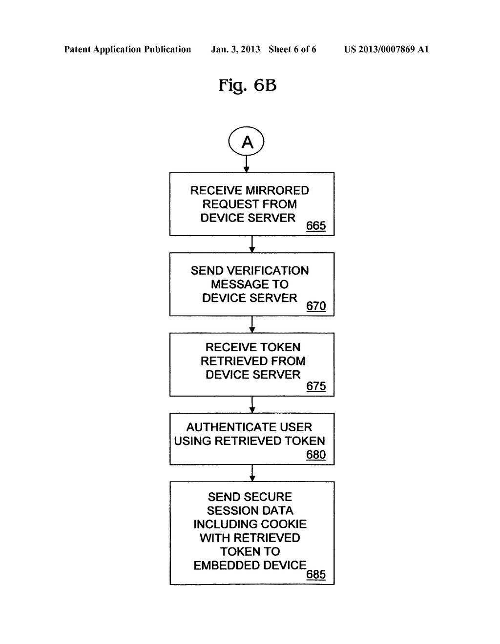 Method and system for automatic recovery from lost security token on     embedded device - diagram, schematic, and image 07