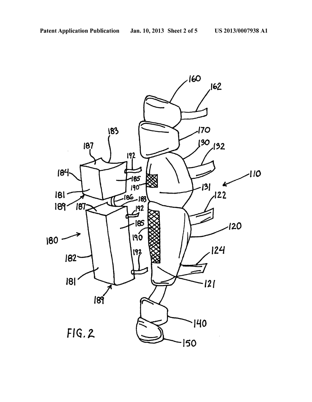 Ball-deflecting leg guard - diagram, schematic, and image 03