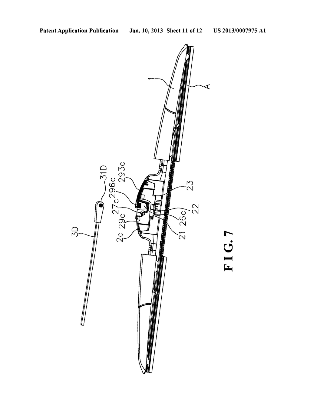 Windshield Wiper - diagram, schematic, and image 12