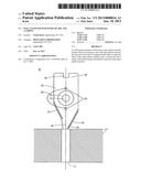 WALL FASTENER WITH KNIFE BLADE AND A STRING diagram and image