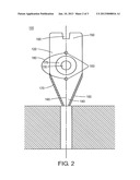 WALL FASTENER WITH KNIFE BLADE AND A STRING diagram and image