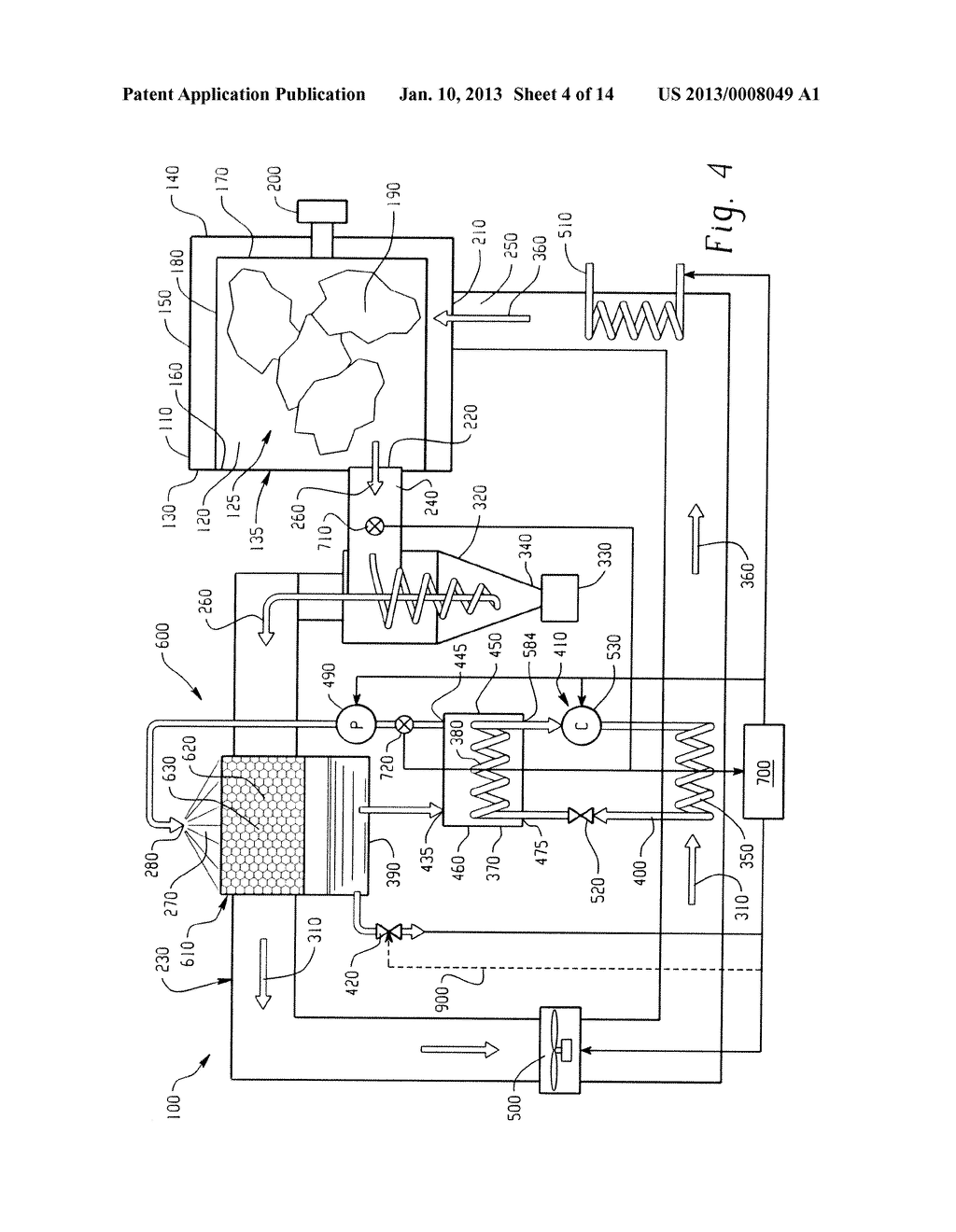 DEVICE AND METHOD FOR HEAT PUMP BASED CLOTHES DRYER - diagram, schematic, and image 05