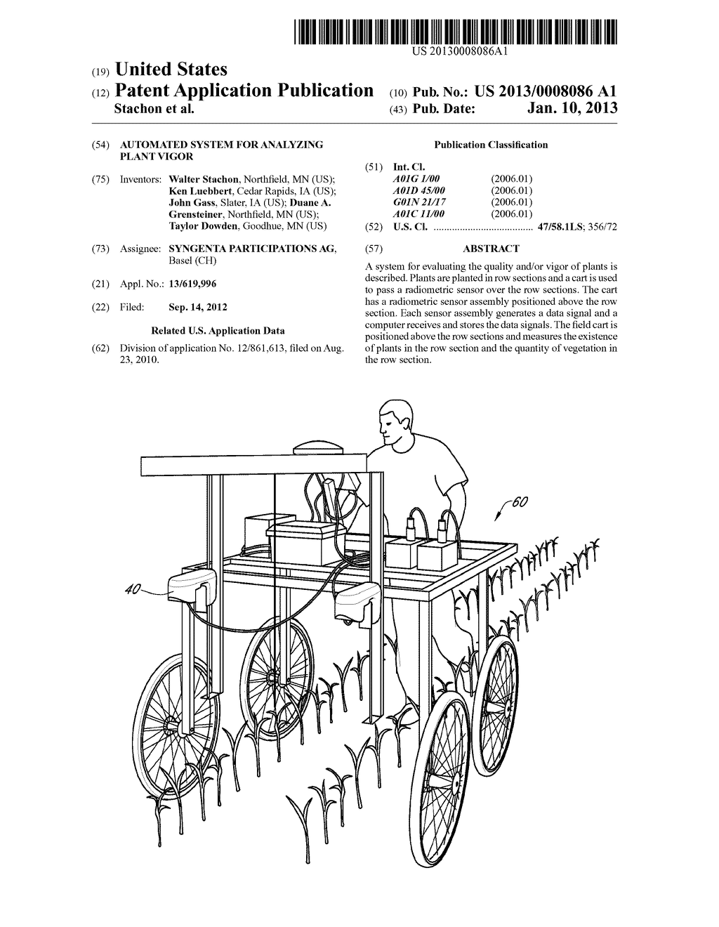 AUTOMATED SYSTEM FOR ANALYZING PLANT VIGOR - diagram, schematic, and image 01