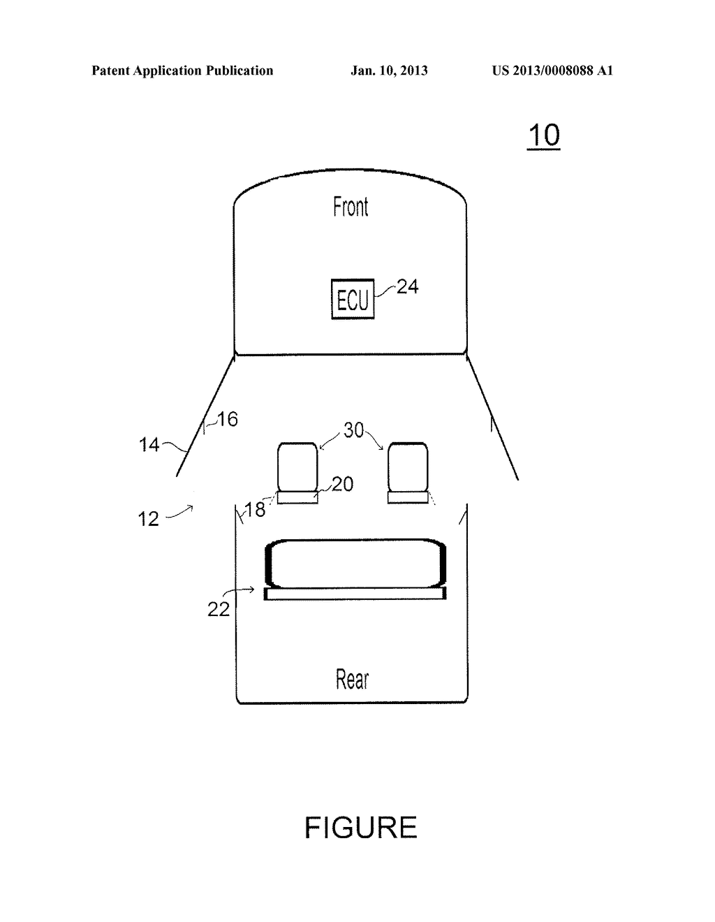 Motor Vehicle Comprising an Actuator for Opening the Side Door - diagram, schematic, and image 02