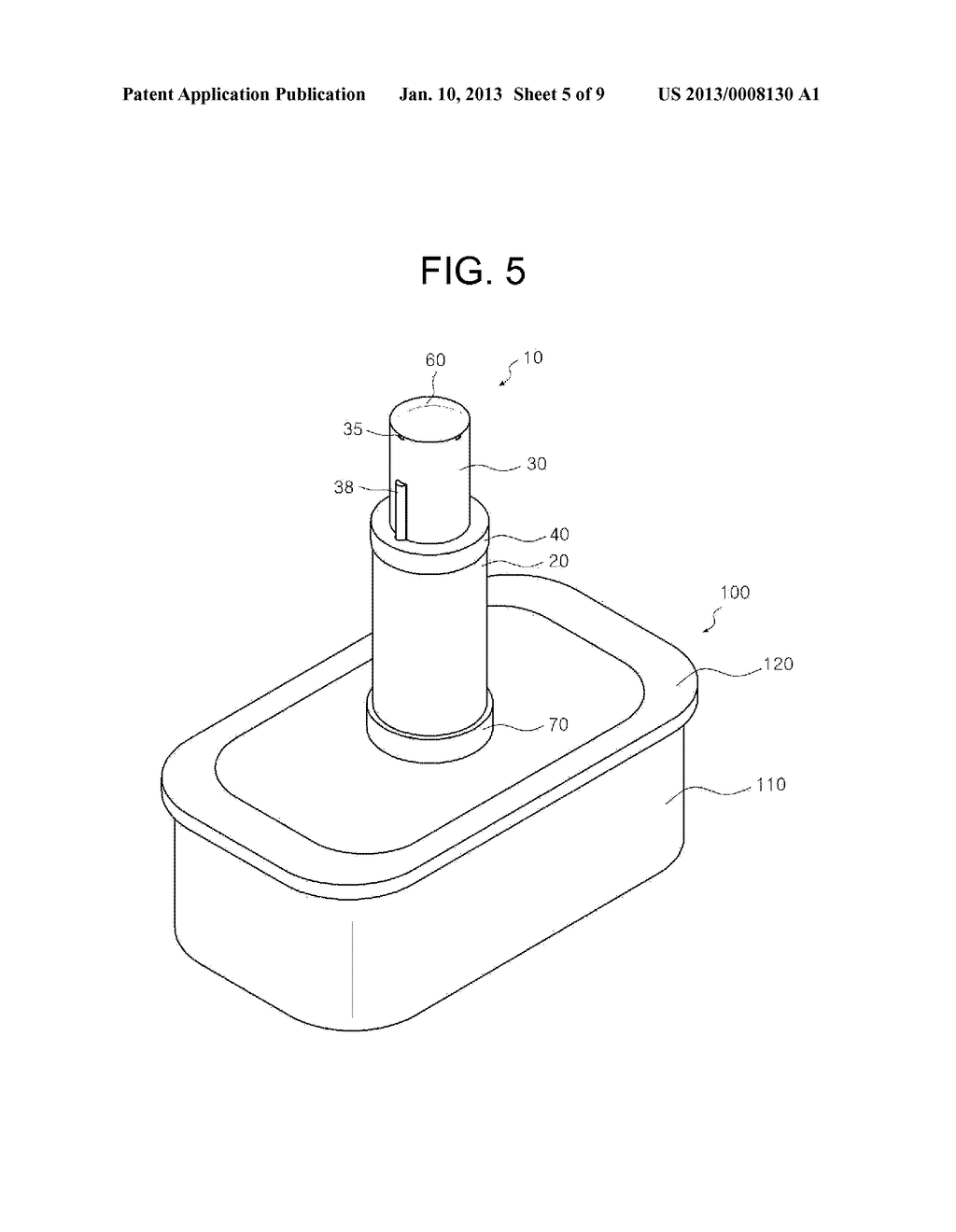 VACUUM PUMP AND VACUUM CONTAINER HAVING THE SAME - diagram, schematic, and image 06