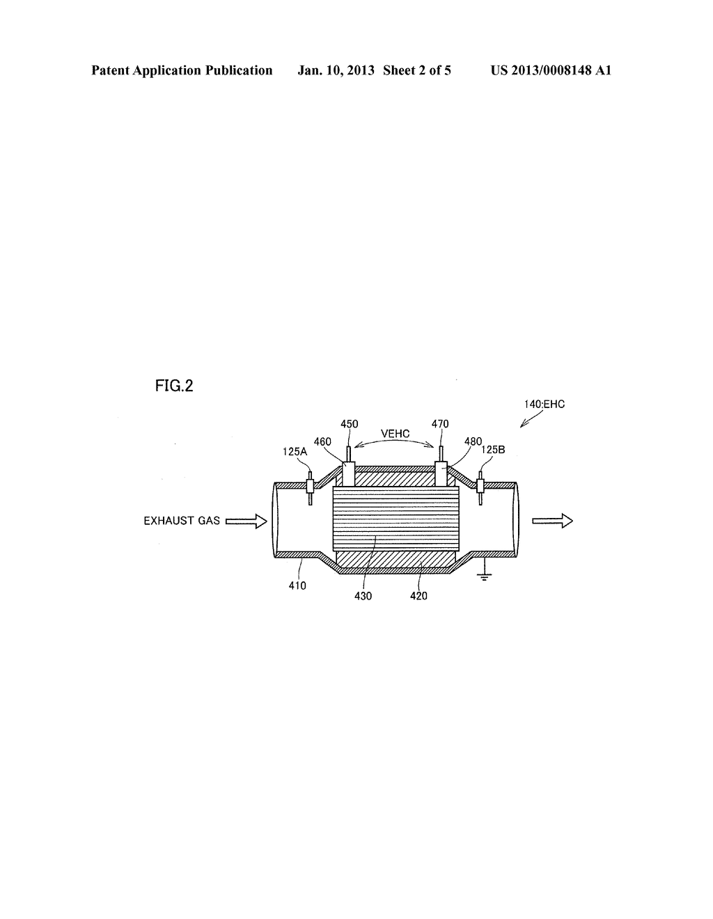 EXHAUST PURIFYING SYSTEM FOR HYBRID VEHICLE AND CONTROL METHOD THEREFOR - diagram, schematic, and image 03