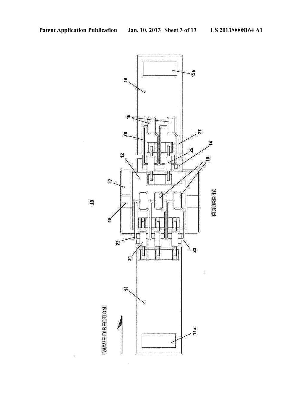 SYSTEM AND METHOD FOR RENEWABLE ELECTRICAL POWER PRODUCTION USING WAVE     ENERGY - diagram, schematic, and image 04