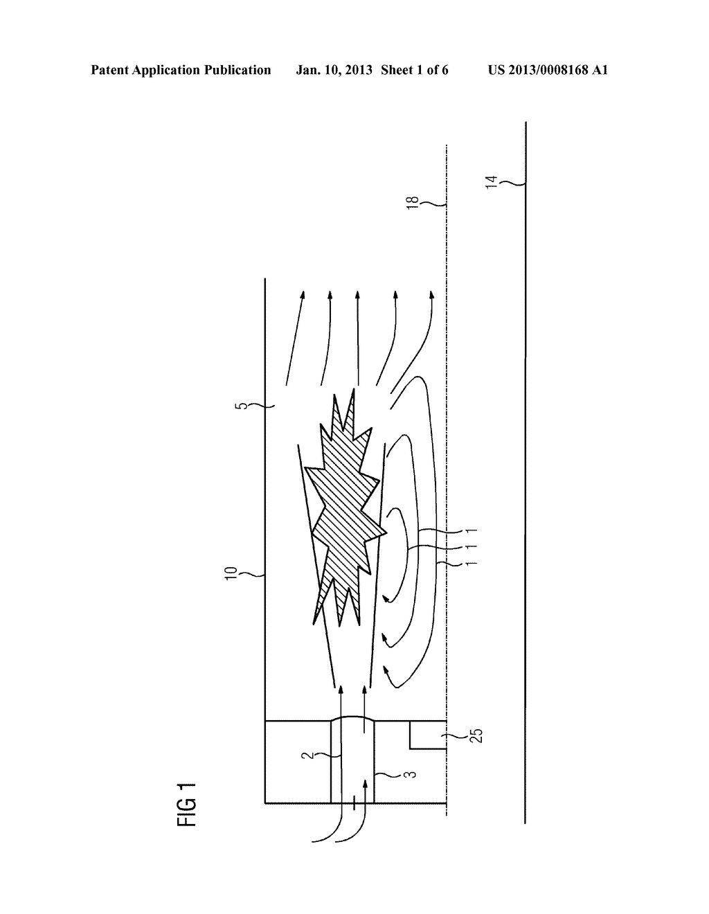 BURNER FOR STABILIZING THE COMBUSTION OF A GAS TURBINE - diagram, schematic, and image 02