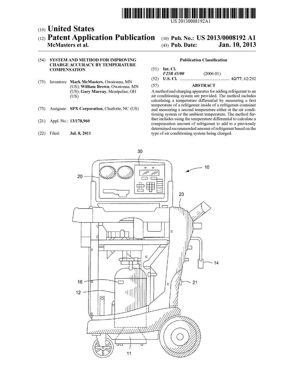 System and Method for Improving Charge Accuracy by Temperature     Compensation - diagram, schematic, and image 01