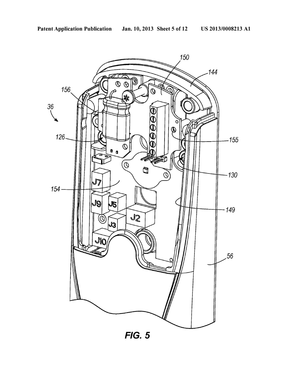 ELECTRONIC DOOR WITH KEY-IN-LEVER FEATURE - diagram, schematic, and image 06