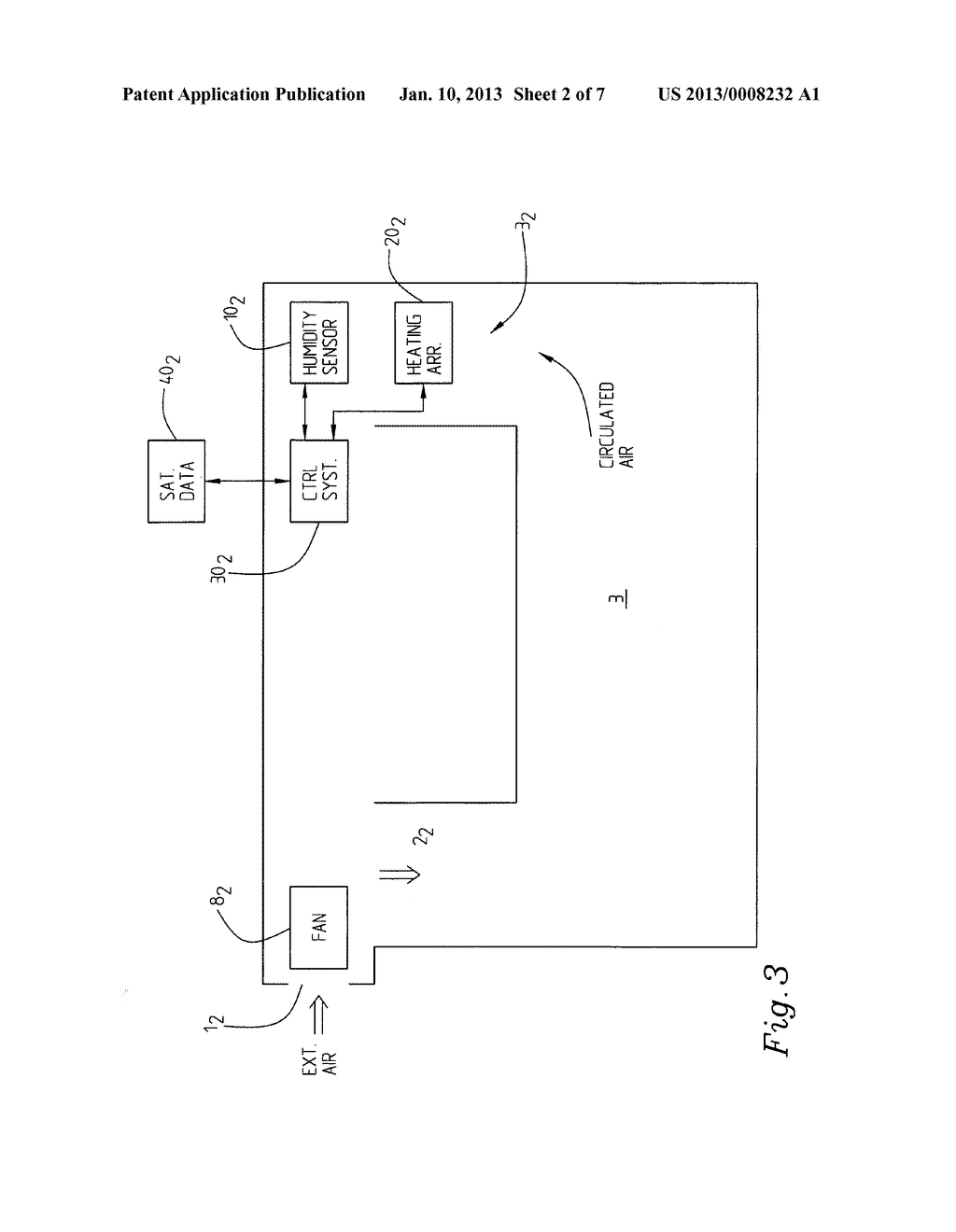 System and a Method Relating to Measuring Humidity in a Ventilated Space - diagram, schematic, and image 03