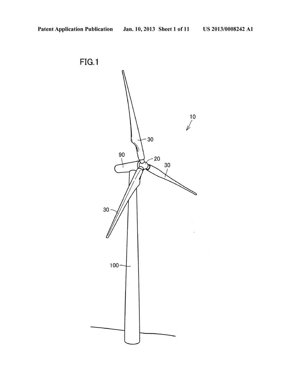 ABRASION SENSING DEVICE, WIND TURBINE GENERATION APPARATUS INCLUDING THE     SAME, AND ABRASION SENSING METHOD - diagram, schematic, and image 02