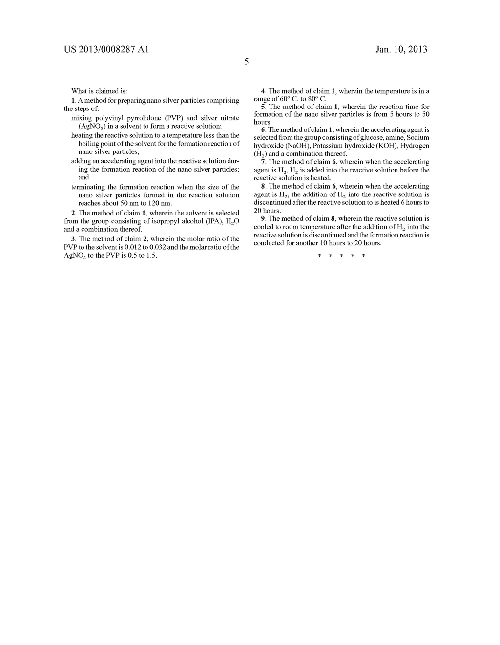 METHOD FOR PREPARING NANO SILVER PARTICLES - diagram, schematic, and image 18