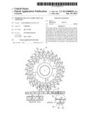 HYDRODYNAMICALLY GUIDED CIRCULAR SAW BLADE diagram and image