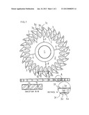 HYDRODYNAMICALLY GUIDED CIRCULAR SAW BLADE diagram and image