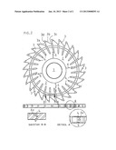 HYDRODYNAMICALLY GUIDED CIRCULAR SAW BLADE diagram and image