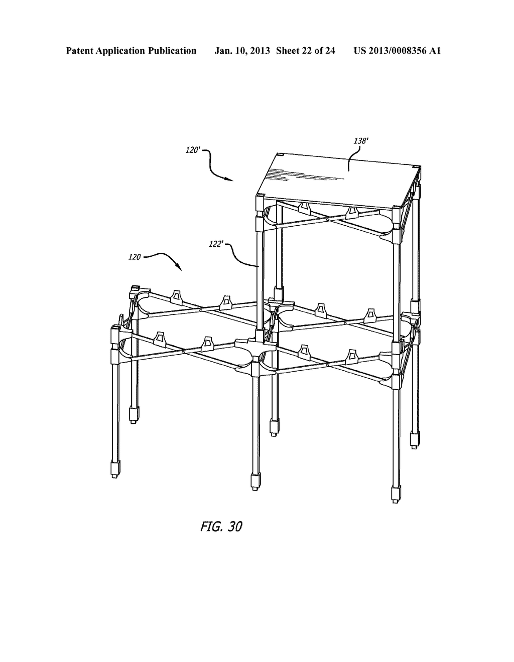 MODULAR FOLDING TABLE - diagram, schematic, and image 23