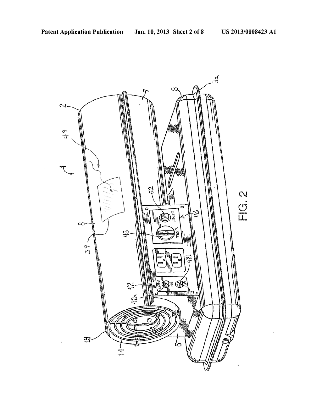 FORCED AIR HEATER INCLUDING ON-BOARD SOURCE OF ELECTRIC ENERGY - diagram, schematic, and image 03