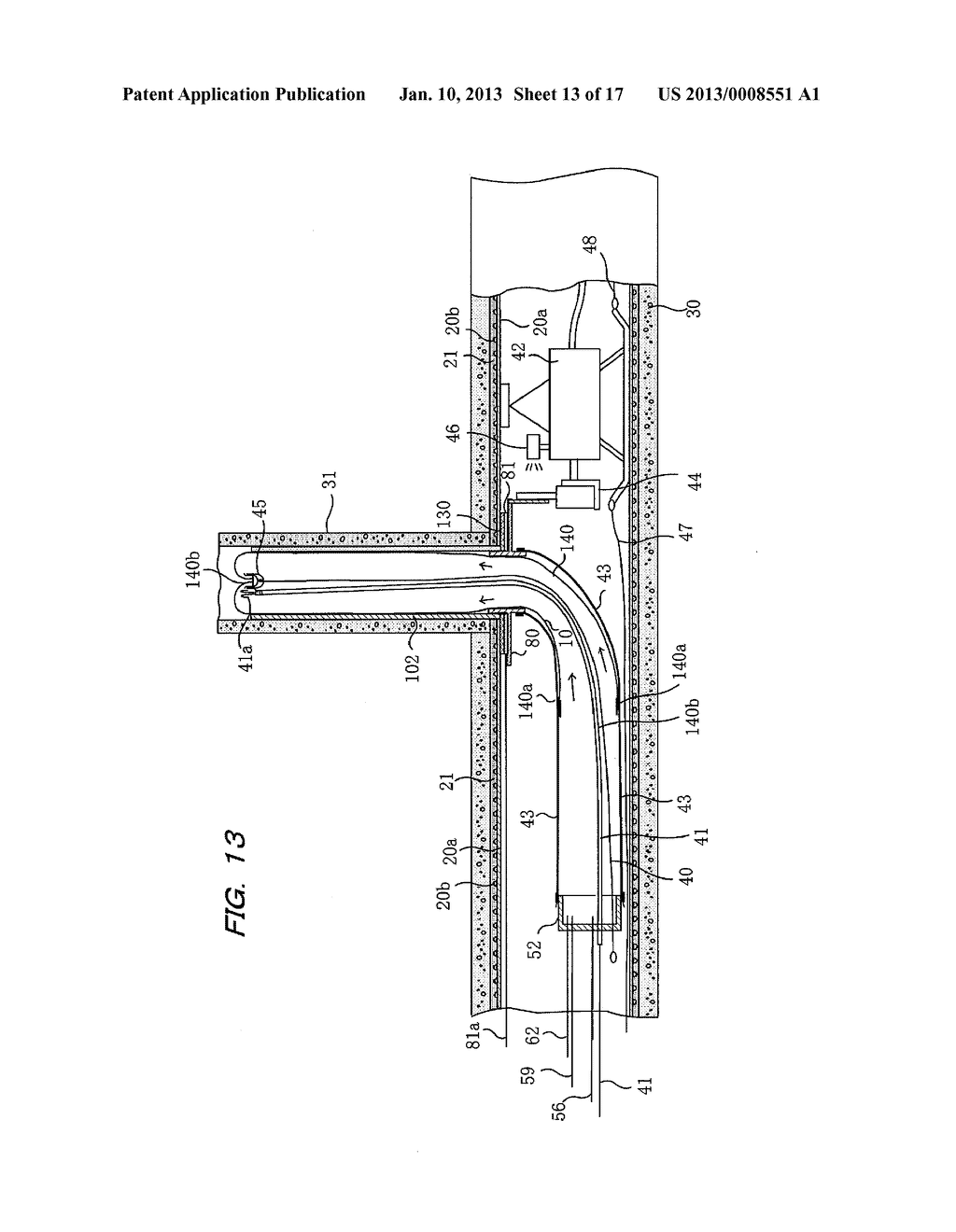 LATERAL PIPE LINING MATERIAL, METHOD FOR PRODUCTION OF SAME, AND LATERAL     PIPE LINING PROCESS - diagram, schematic, and image 14