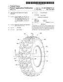 TIRE WITH NOISE-REDUCING TREAD PATTERN diagram and image