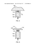 ADHESIVE FASTENING ELEMENTS FOR HOLDING A WORKPIECE AND METHODS OF     DE-BONDING A WORKPIECE FROM AN ADHESIVE FASTENING ELEMENT diagram and image