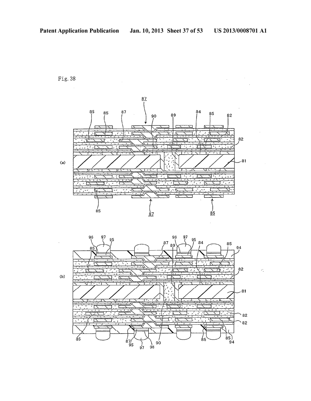 MULTILAYER PRINTED WIRING BOARD - diagram, schematic, and image 38