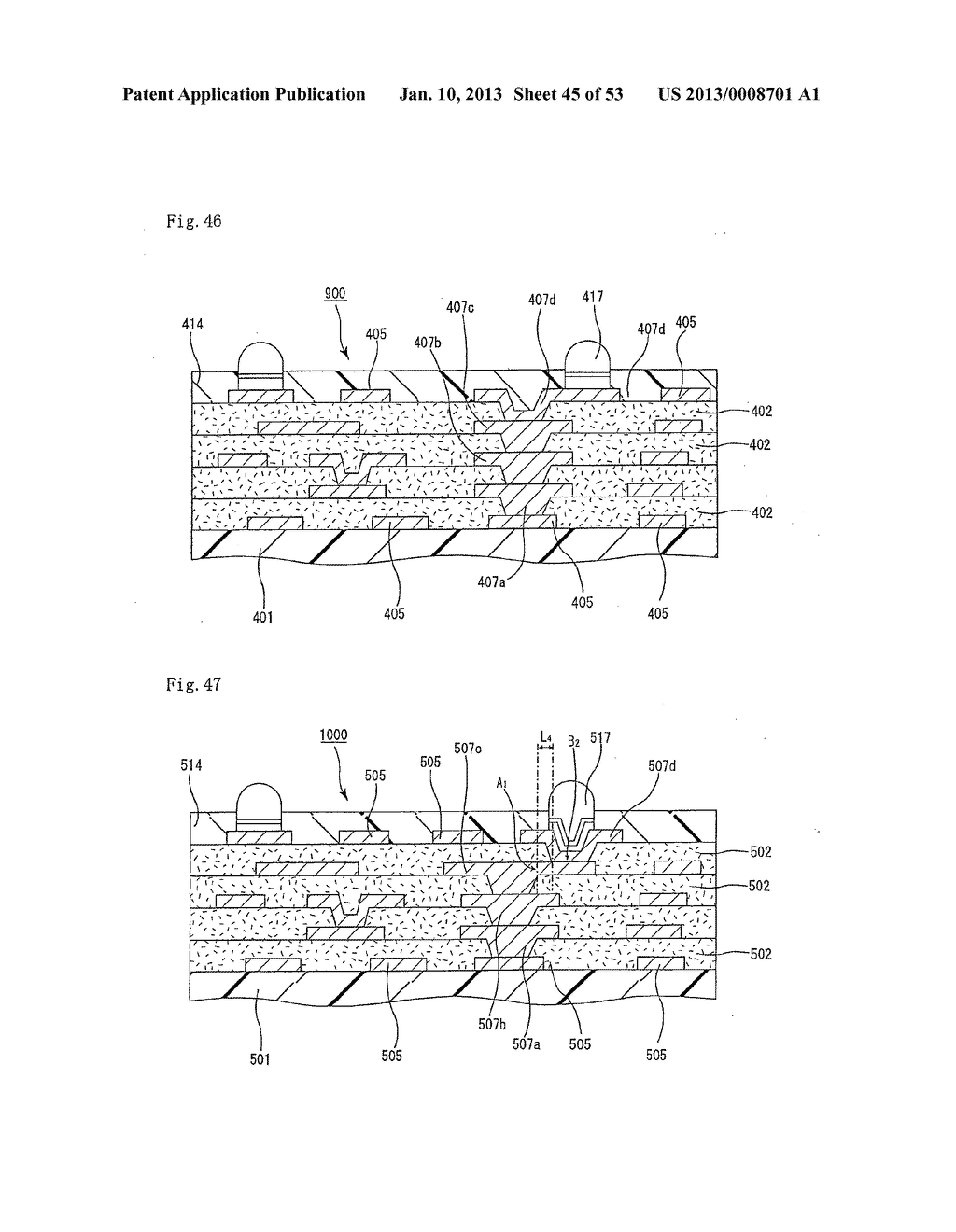 MULTILAYER PRINTED WIRING BOARD - diagram, schematic, and image 46