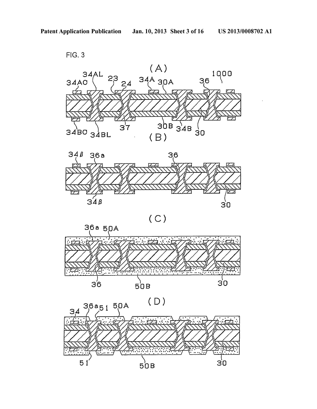 PRINTED WIRING BOARD AND METHOD FOR MANUFACTURING PRINTED WIRING BOARD - diagram, schematic, and image 04