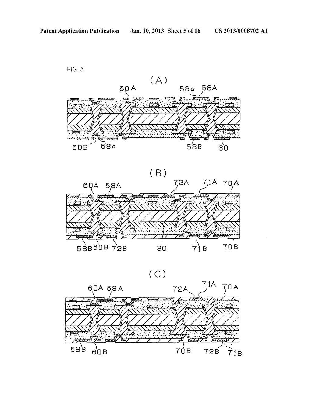 PRINTED WIRING BOARD AND METHOD FOR MANUFACTURING PRINTED WIRING BOARD - diagram, schematic, and image 06