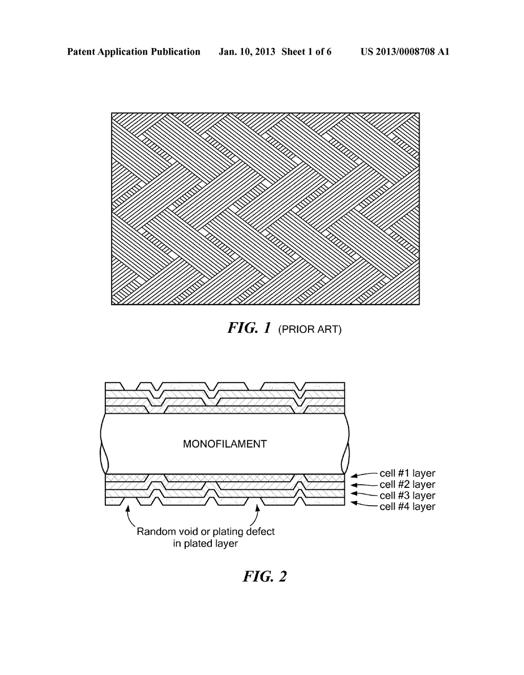 ELECTRICAL SHIELDING MATERIAL COMPOSED OF METALLIZED ALUMINUM     MONOFILAMENTS - diagram, schematic, and image 02