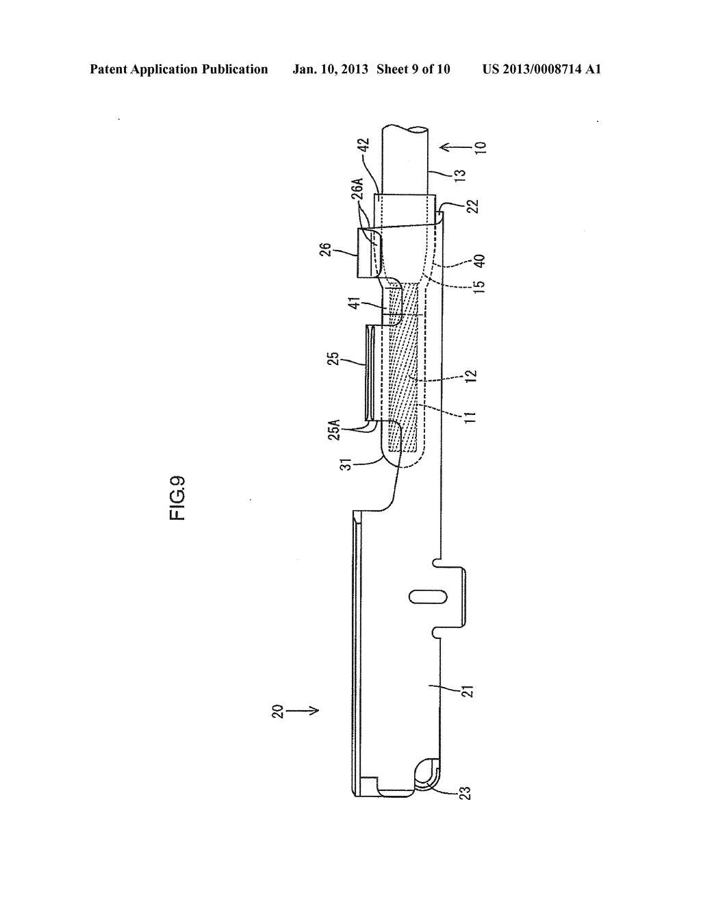 ELECTRIC WIRE EQUIPPED WITH TERMINAL FITTING AND METHOD OF MANUFACTURING     THE SAME - diagram, schematic, and image 10