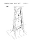 ADJUSTABLE WORK PLATFORM FOR PIPE AND CASING STABBING OPERATIONS diagram and image