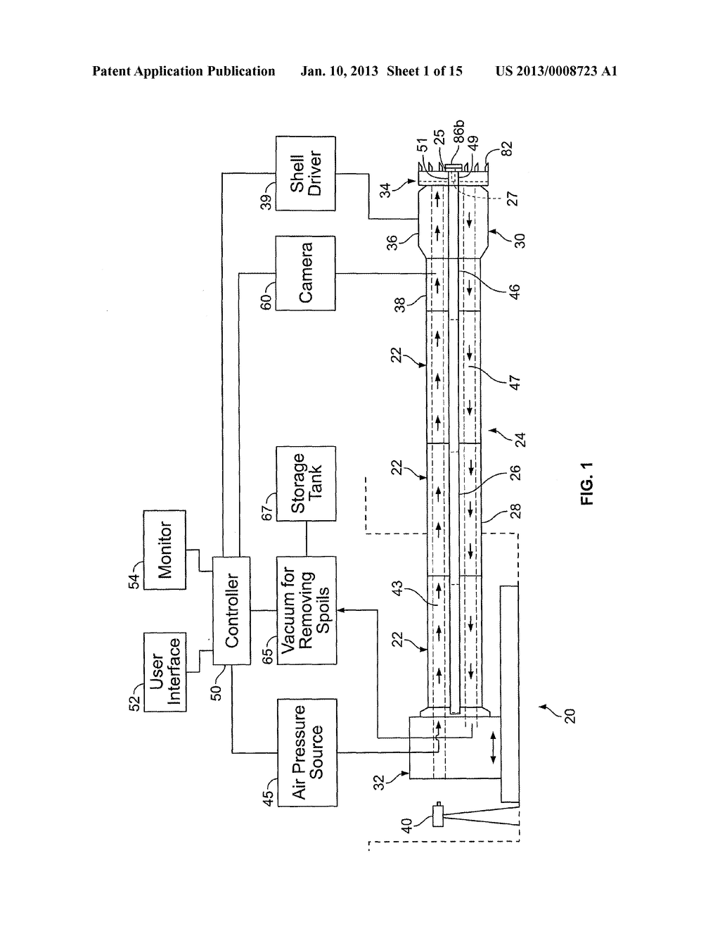 DRILLING APPARATUS WITH SHUTTER - diagram, schematic, and image 02
