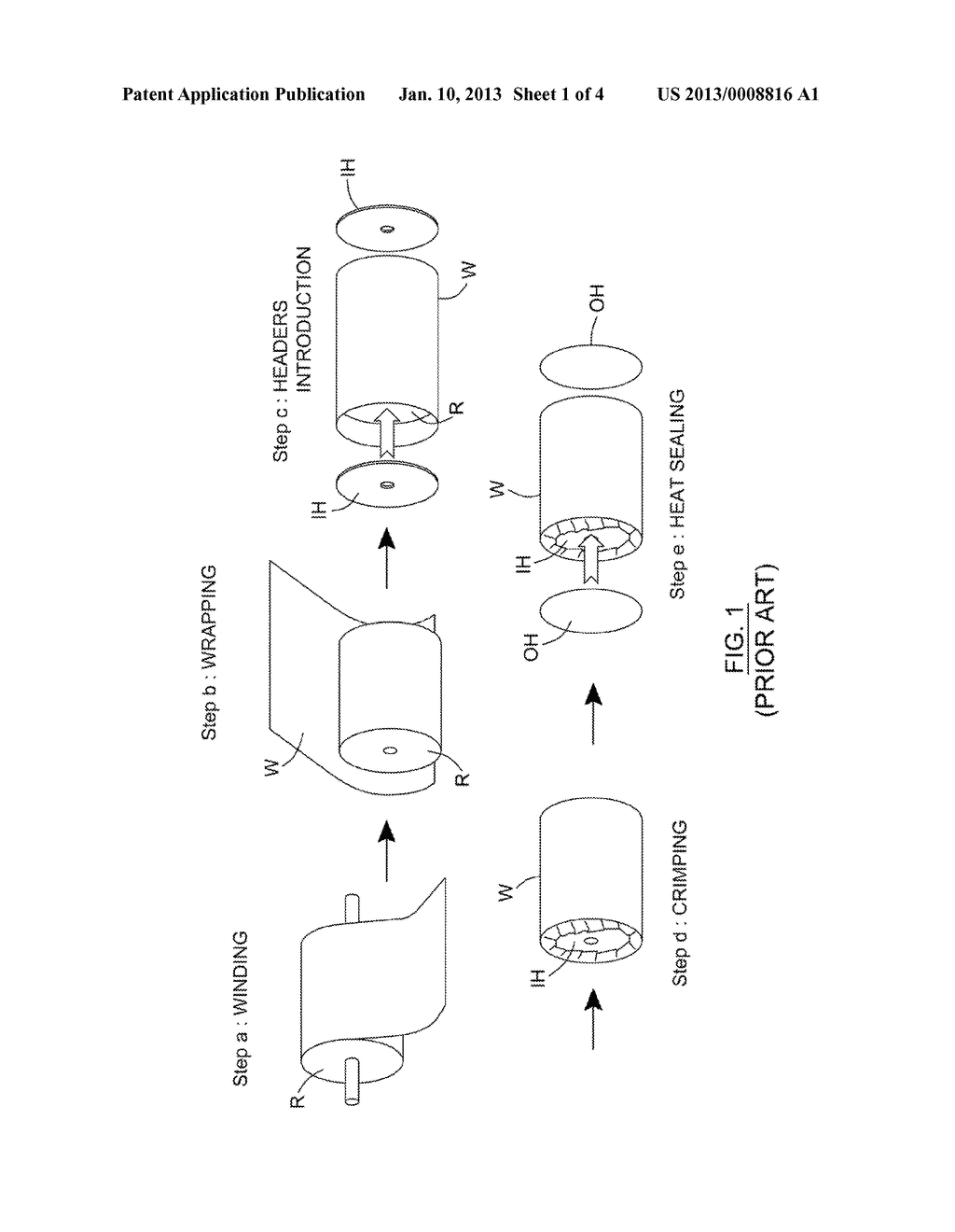 PACKAGING HEADER FOR A ROLL OF MATERIAL AND METHOD FOR PACKAGING A ROLL OF     MATERIAL - diagram, schematic, and image 02