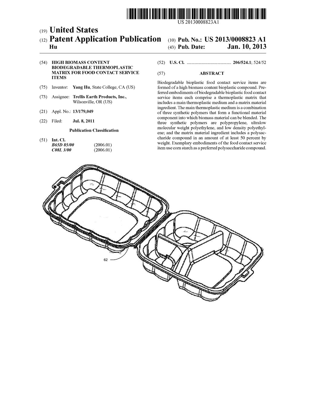 HIGH BIOMASS CONTENT BIODEGRADABLE THERMOPLASTIC MATRIX FOR FOOD CONTACT     SERVICE ITEMS - diagram, schematic, and image 01