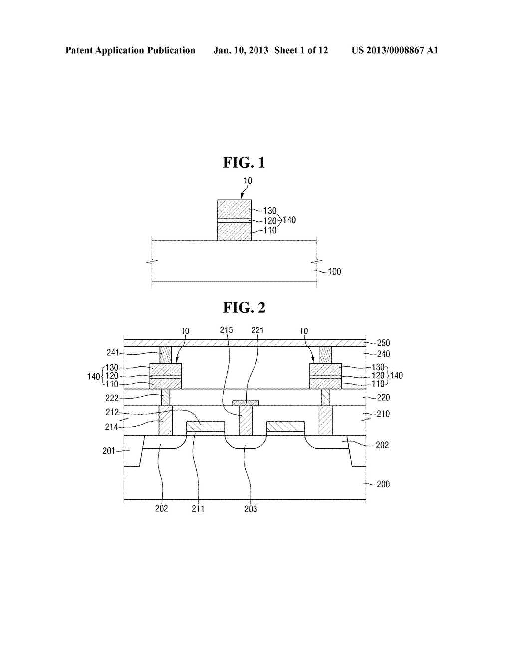 METHODS FOR MANUFACTURING MAGNETIC TUNNEL JUNCTION STRUCTURE - diagram, schematic, and image 02