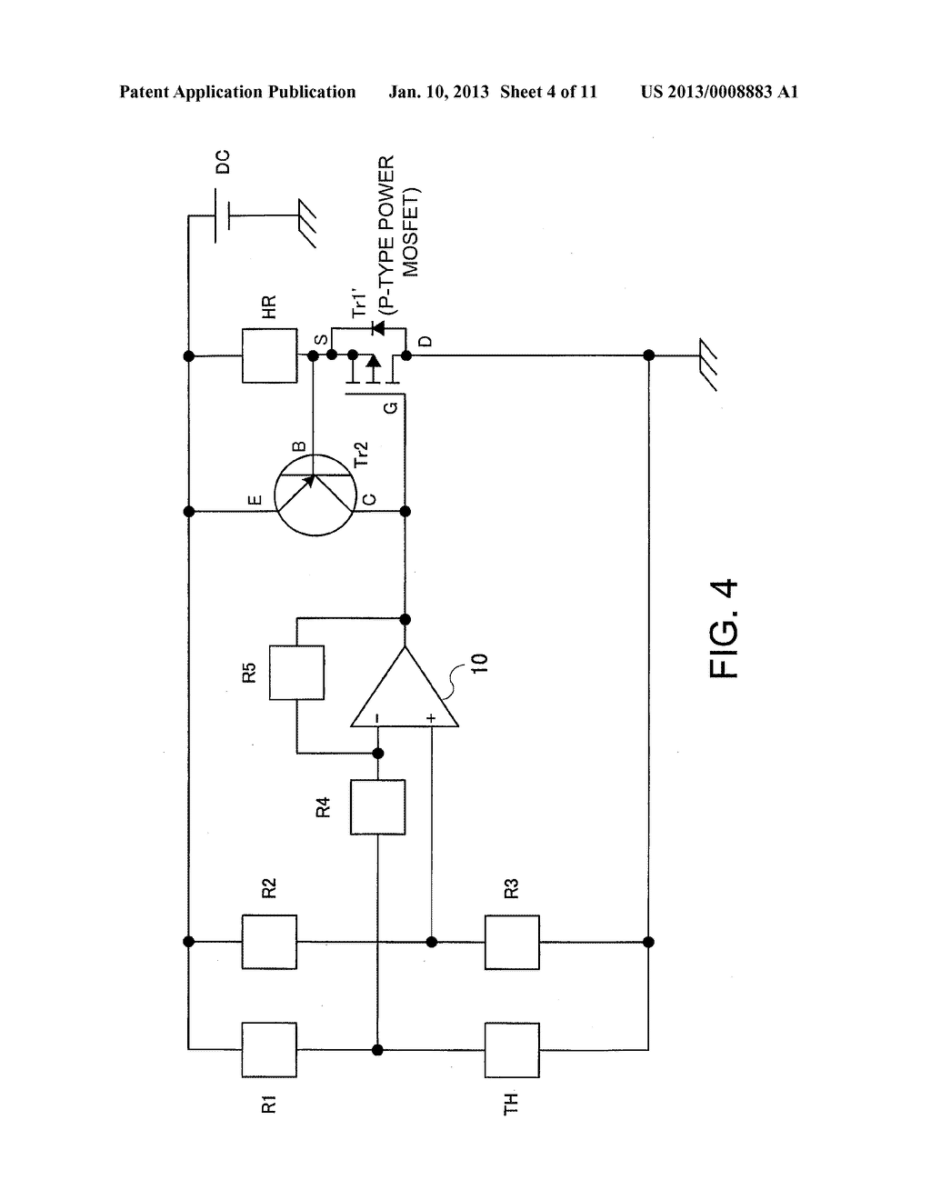 TEMPERATURE CONTROL CIRCUIT OF OVEN-CONTROLLED CRYSTAL OSCILLATOR - diagram, schematic, and image 05