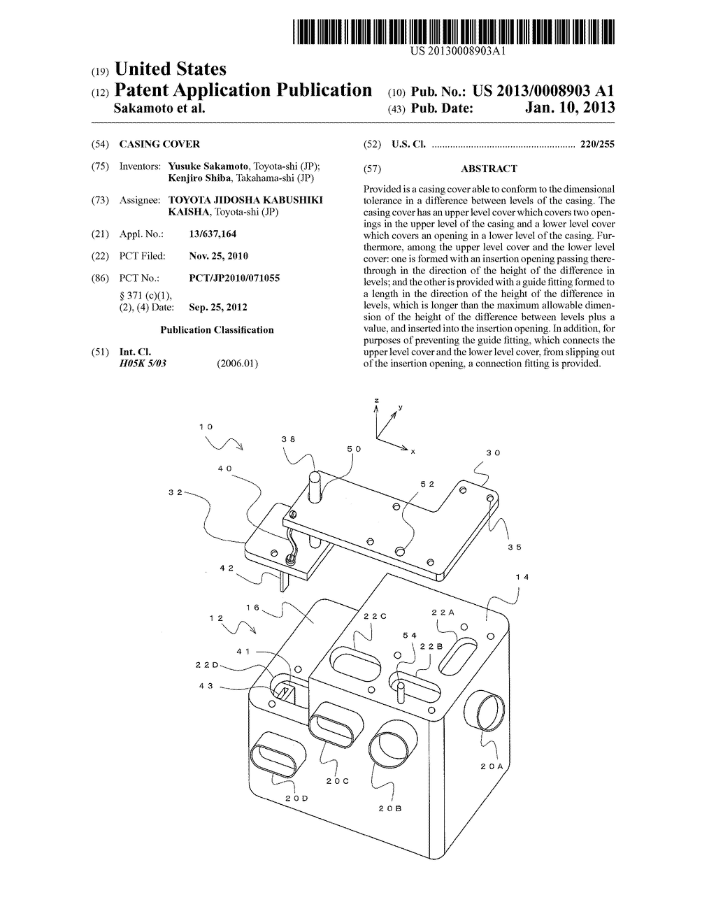 CASING COVER - diagram, schematic, and image 01