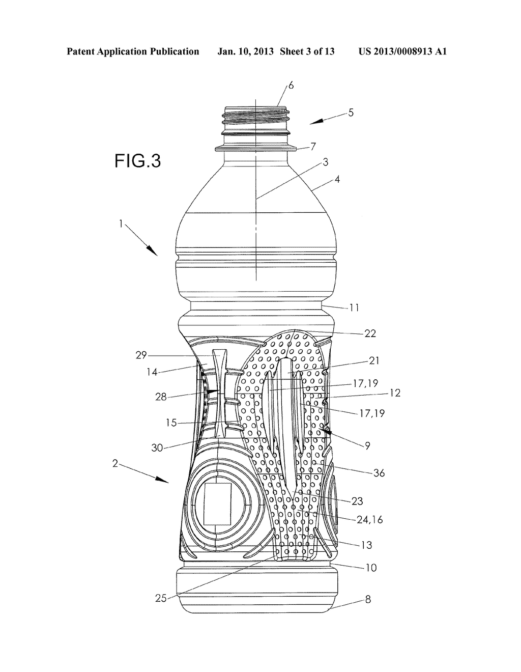 CONTAINER HAVING DEFORMABLE FLANKS - diagram, schematic, and image 04