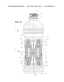 CONTAINER HAVING DEFORMABLE FLANKS diagram and image