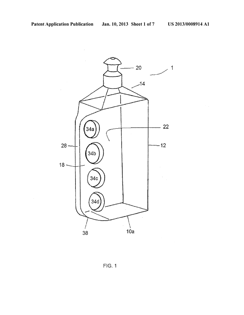 PORTABLE HAND-HELD LIQUID CONTAINER - diagram, schematic, and image 02