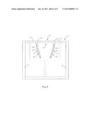 INDOOR OPEN TYPE DOOR PANEL MOUNTING STRUCTURE diagram and image