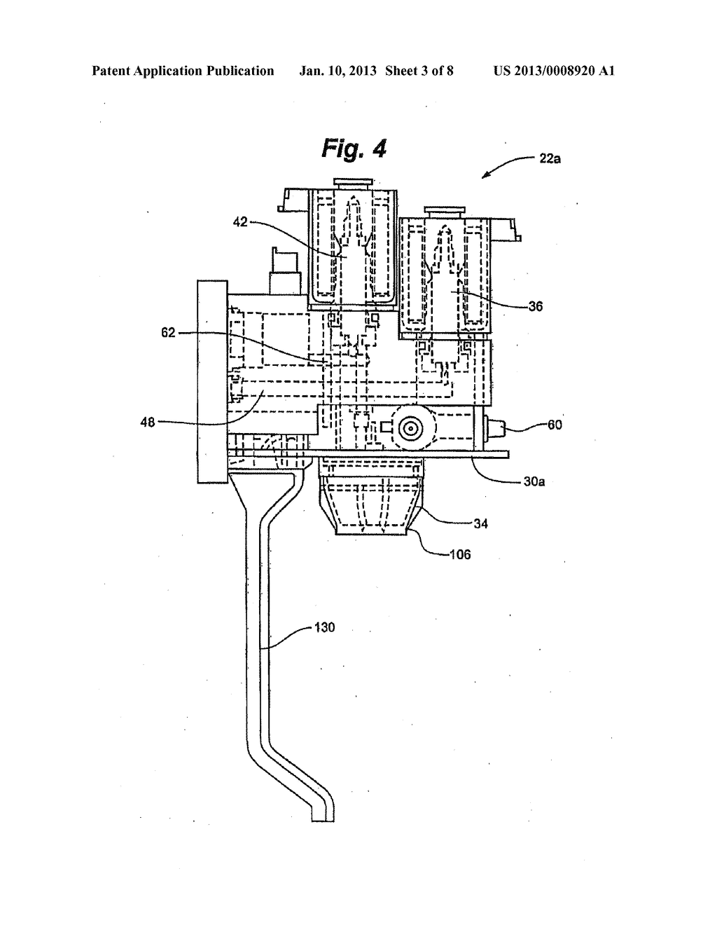 Beverage Dispensing System with a Head Capable of Dispensing Plural     Different Beverages - diagram, schematic, and image 04