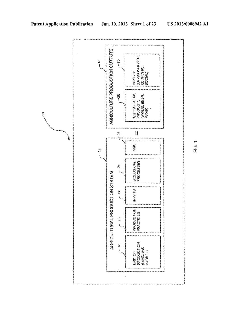 METHOD AND APPARATUS FOR TRACKING AND REPORTING ENVIRONMENTAL IMPACT OF     FOOD PRODUCTS - diagram, schematic, and image 02