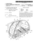 Intermediate support structure for the cockpit of an aircraft diagram and image