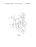 FOLDABLE SUPPORTING STAND FOR A PORTABLE ELECTRONIC DEVICE diagram and image