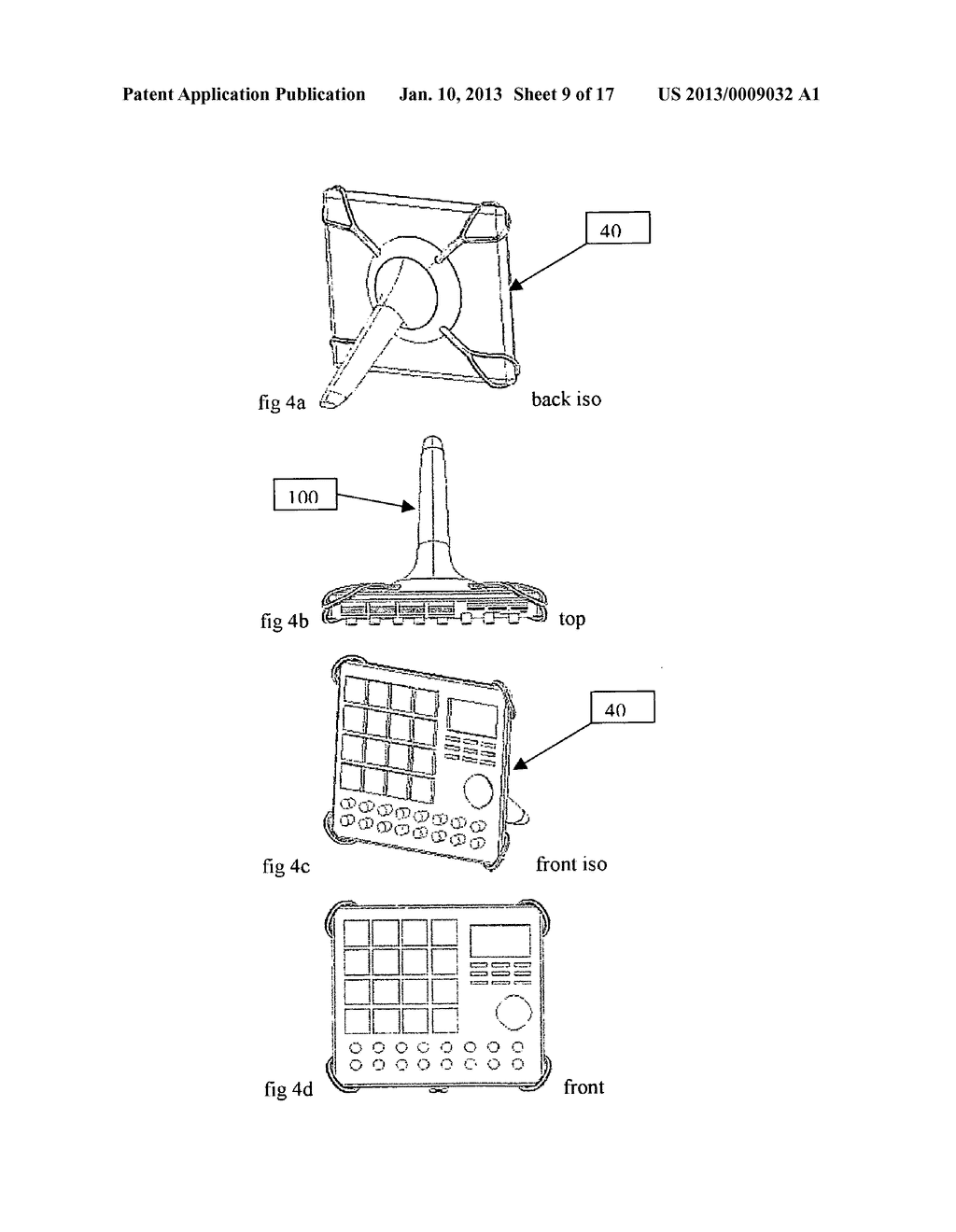 SUPPORT STAND WITH FLEXIBLE CONNECTORS FOR OBJECTS, PORTABLE ELECTRONIC     DEVICES, MUSICAL EQUIPMENT, CLIPBOARDS, ETC., USING STANDARD MICROPHONE     HOLDER, HORIZONTAL SURFACE OR WALL MOUNT - diagram, schematic, and image 10