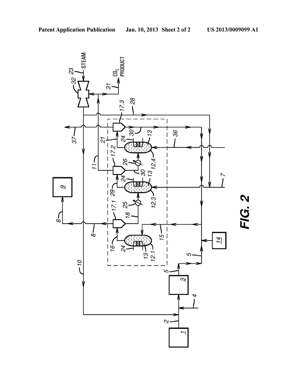 Process For The Production Of Hydrogen/Carbon Monoxide - diagram, schematic, and image 03