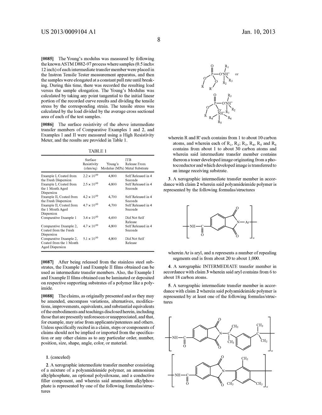 AMMONIUM ALKYLPHOSPHATE CONTAINING INTERMEDIATE TRANSFER MEMBERS - diagram, schematic, and image 10